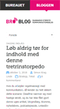Mobile Screenshot of bro-blog.dk
